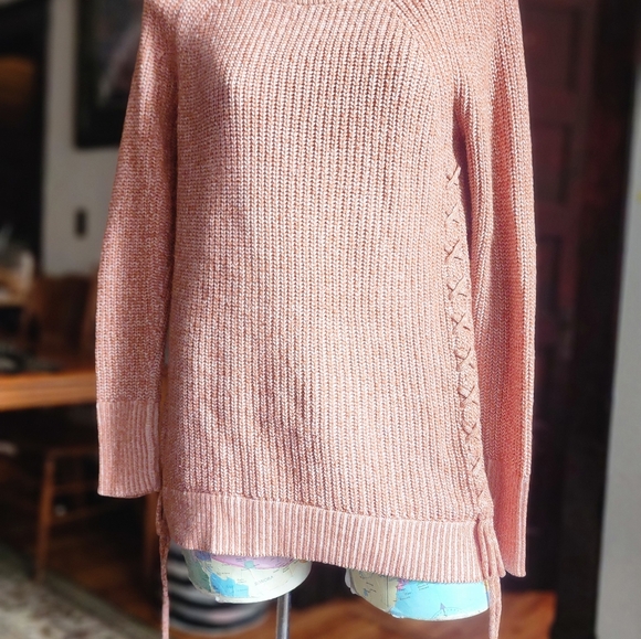 Sonoma Women's Blush Crew Neck Sweater - Picture 1 of 5